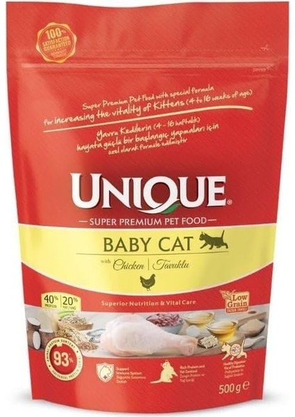 Unique Baby Cat With Chicken 500 gr
