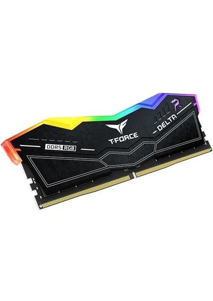 32GB (2x 16GB) Ddr5 7600MHZ CL36 Rgb Dual Kıt Pc Ram Delta Black FF3D532G7600HC36DDC01