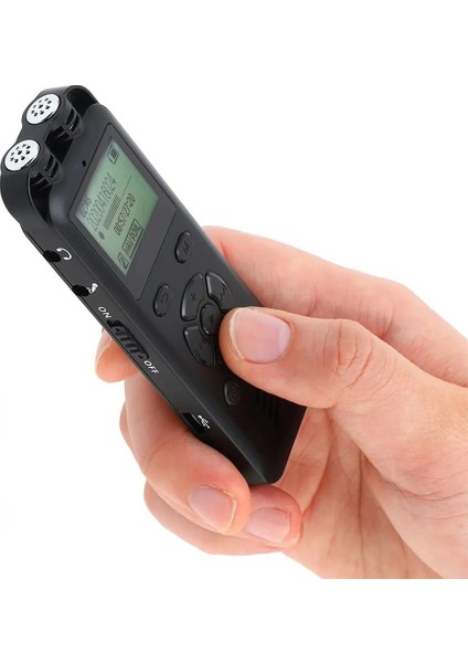 64 GB Premium Yeni Model LED Ekranlı Profesyonel Ses Kayıt Cihazı Okul Ders Not,toplantı Röportaj fırsatları