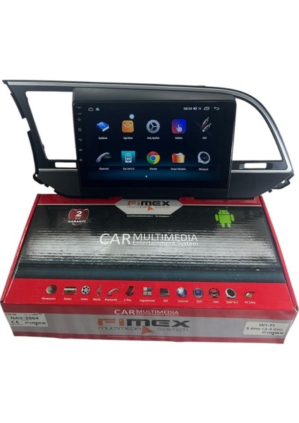 Hyundai Elentra 2015-2018 Fimex 2-64 Dspli Pro Oem Multimedia