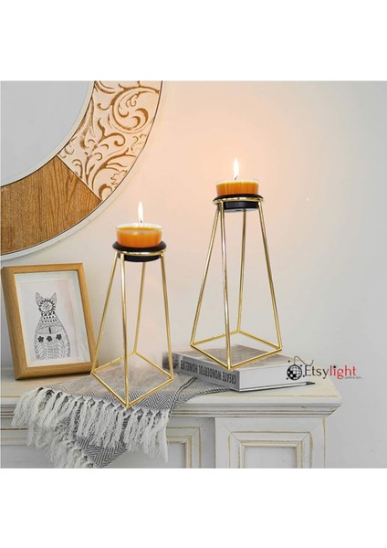 Mumluk Metal Mumluk Ferforje Mumluk Hediye Mumluk 2 Adet