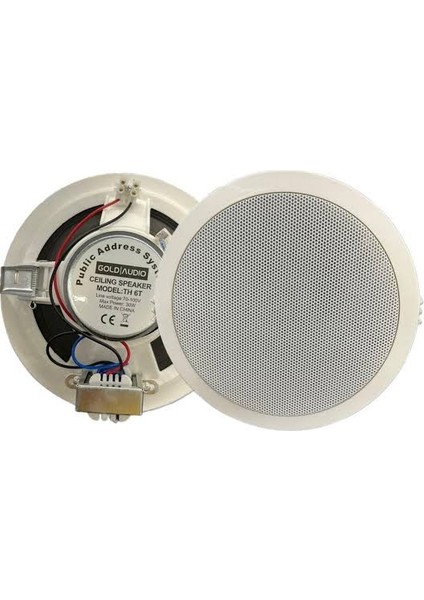 Anfi Tavan Hoparlör Mağaza Ses Sistemi 6'lı Beyaz fırsatları