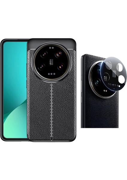 Xiaomi Mi 14 Ultra Kılıf Zore Niss Silikon Kapak + Kamera Lens Koruyucu