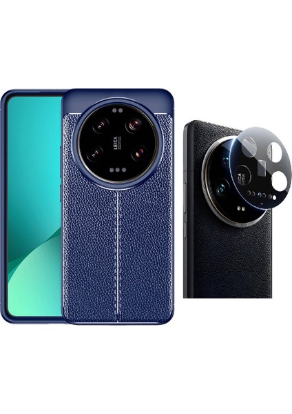 Xiaomi Mi 14 Ultra Kılıf Zore Niss Silikon Kapak + Kamera Lens Koruyucu