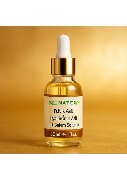 Fulvik & Hyaluronik Cilt Bakım Serum