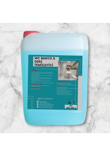 Wc Banyo ve Derz Temizleyici 4lt