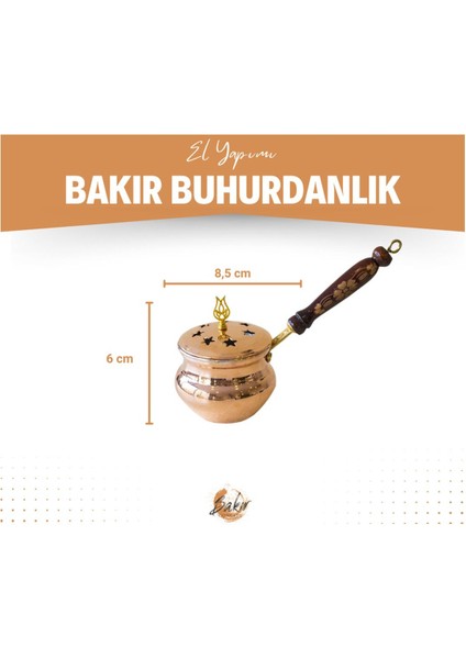 Bakır Buhurdanlık Bakır Renk fiyatları