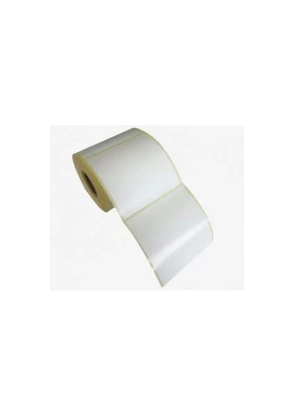Kuşe Barkod Etiketi 100X100 Tekli 400 ´ Lük