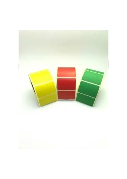 Renkli Termal Barkod Etiketi 40X60 1.000´Lİ (Kırmızı)