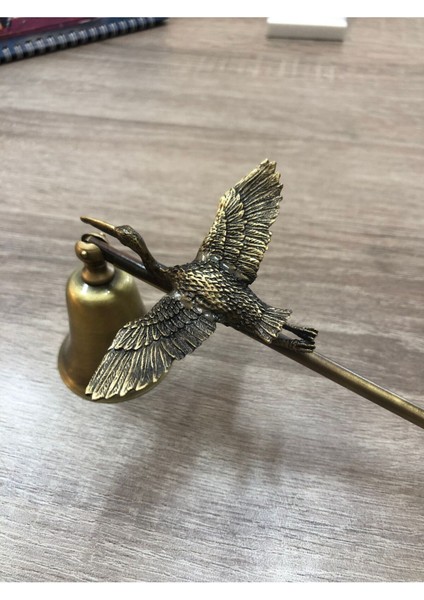 Leylekli Mum Söndürücü-Eskitme (Antik)