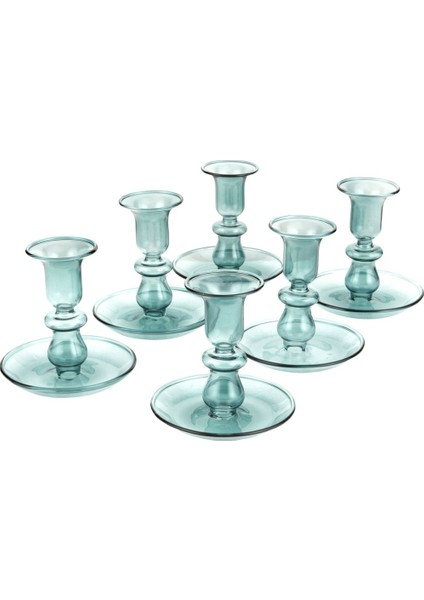 Alyce Cam Şamdan Yeşil 10 x 10 cm fiyatları