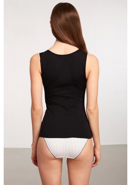 Kom Singlet Pamuklu Kalın Askılı Atlet