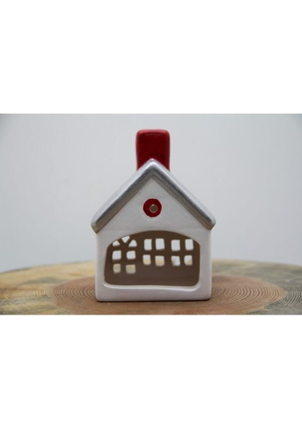 Seramik Yılbaşı Ev Mumluk Iki Adet Tealıght Mum Set 1 fiyatları