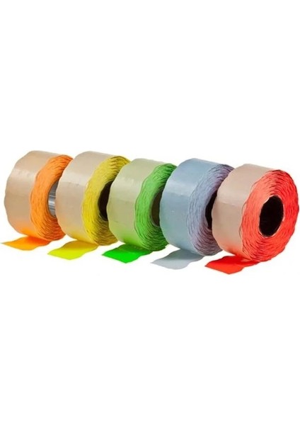Etiketleme Makinesi Renkli Etiket / 12X22 42ADET