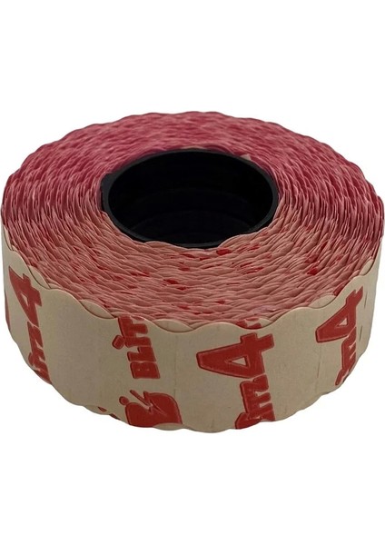 Etiketleme Makinesi 4 No Pembe Etiket 12X22 42ADET