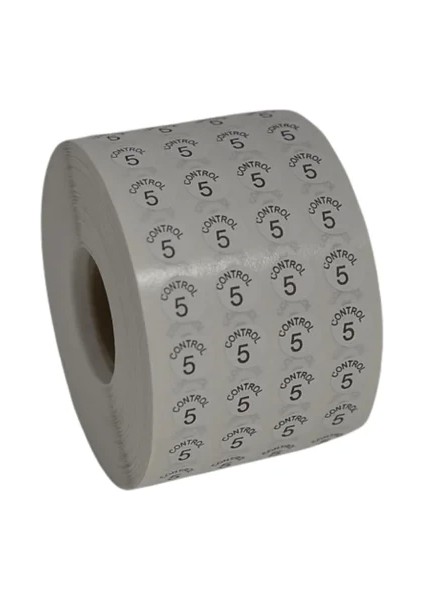 Etiketleme Makinesi Kontrol Etiket 5 No (5 Rulo 50.000 Adet)
