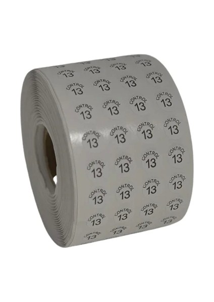 Etiketleme Makinesi Kontrol Etiket 13 No (5 Rulo 50.000 Adet)