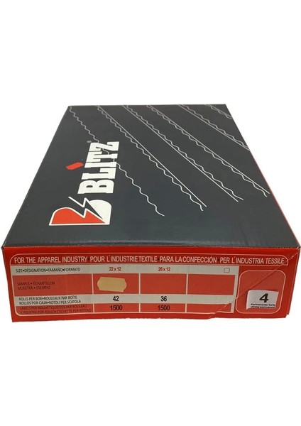 Etiketleme Makinesi 4 No Bej Etiket / 12X22 42ADET