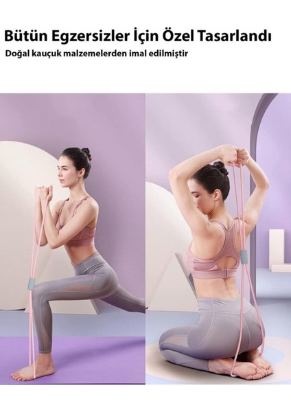 3 Adet Pilates Direnç Lastiği Ipi Vücut Şekillendirici Kelebek Direnç Lastiği Güç Lastiği modelleri