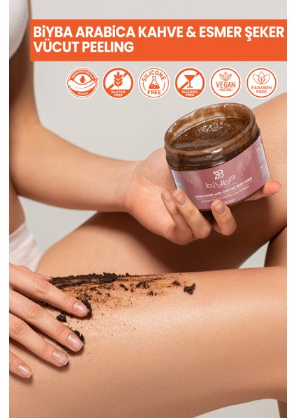 Natura Arabıca Kahve ve Esmer Sekerli Vücut Peelıngi (Scrub) 250 ml indirimleri