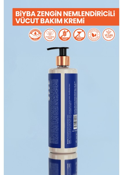Natura Zengin Nemlendiricili Vücut Bakım Kremi 400 ml