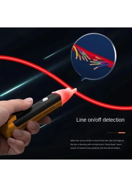 Elektrik Akımını Güvenle ve Hızlıca Tespit Edin: Temassız Voltaj Test Cihazı!