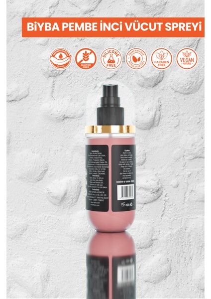 Natura Pembe İnci Vücut Spreyi 150 ml