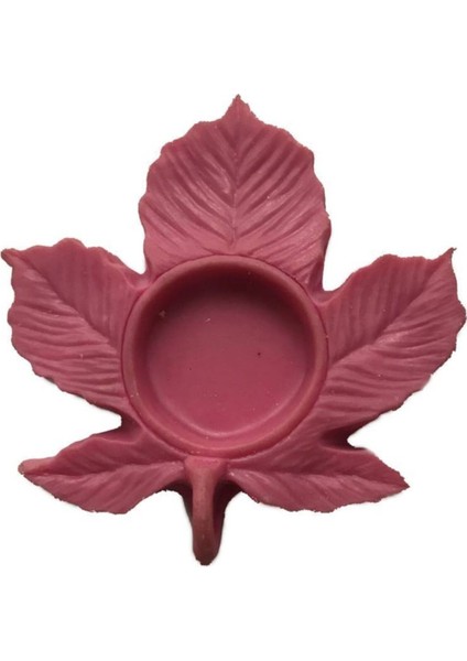 Yaprak Tealight Mumluk Sabun ve Kokulu Taş Silikon Kalıbı
