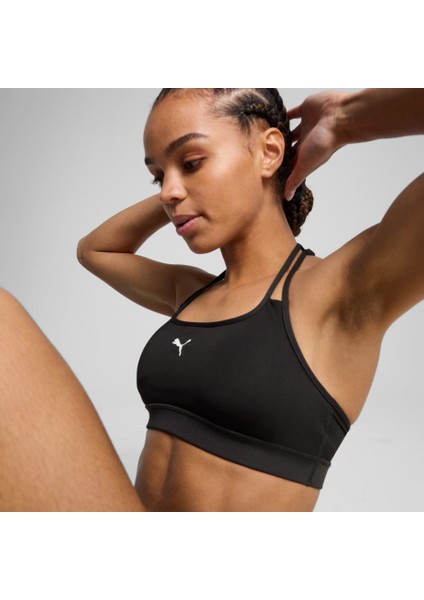 Move Strappy Bra Kadın Siyah Antrenman Sporcu Sütyeni 52622451