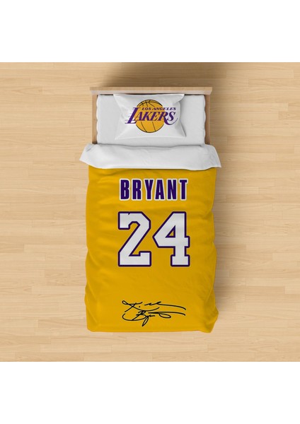 Bryant Temalı Baskılı Tek Kişilik Nevresim Takımı