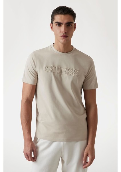 Erkek Gj Alphy T-Shirt - Bej