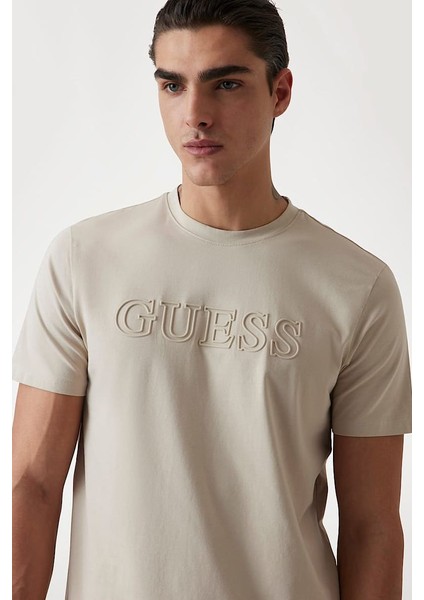 Erkek Gj Alphy T-Shirt - Bej fırsatları