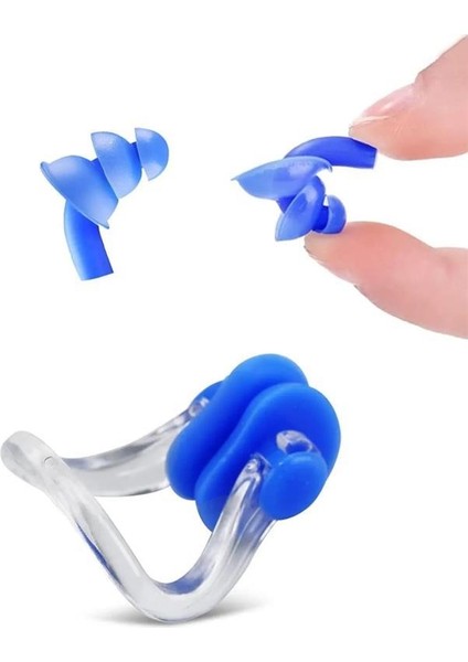 2 Paket Havuz Kulak Burun Tıkayıcı Tıkama Aparatı Tıkama Seti