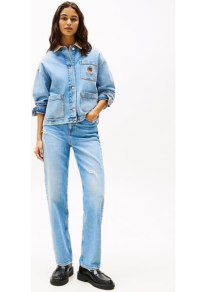 Kadın Th Layla Yüksek Bel Jean Pantolon - Mavi modelleri