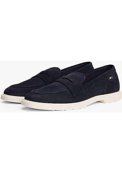 Kadın Th Soft Nubuck Loafer Ayakkabı - Lacivert
