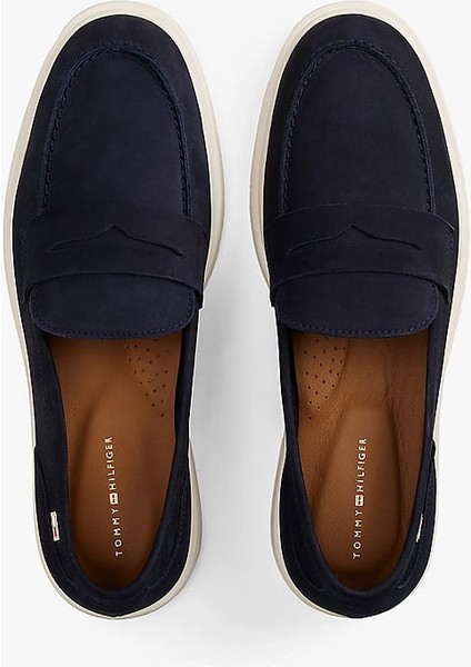Kadın Th Soft Nubuck Loafer Ayakkabı - Lacivert