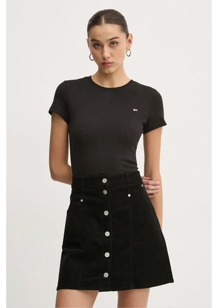 Kadın Tjw Slim T-Shirt - Siyah modelleri