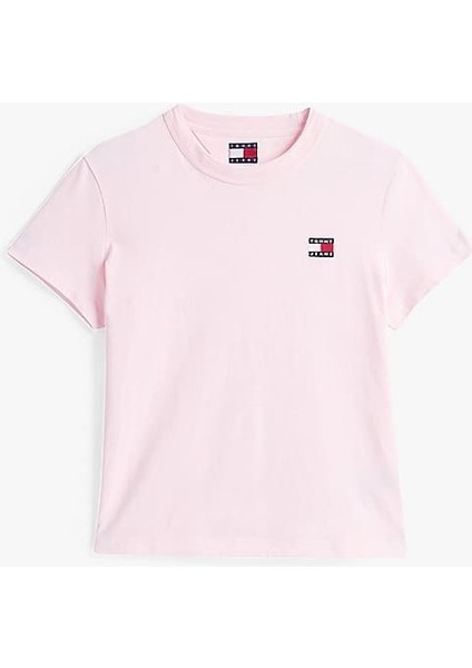 Kadın Tjw Badge T-Shirt - Pembe indirimleri