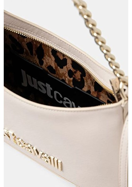 Kadın Jc Yazı Logo Omuz Çantası - Bej fırsatları