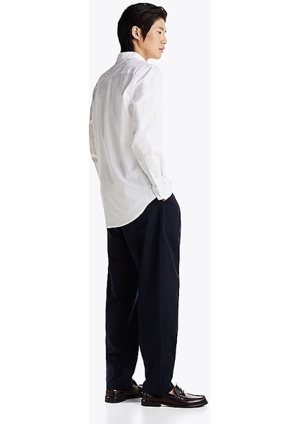 Erkek Th Flex Poplin Gömlek - Beyaz modelleri