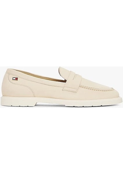 Kadın Th Soft Nubuck Loafer Ayakkabı - Krem