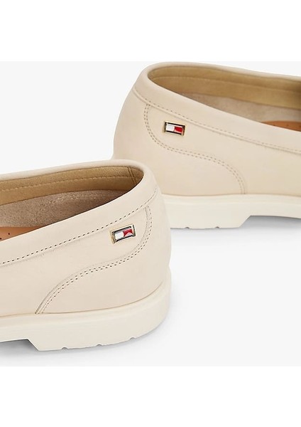 Kadın Th Soft Nubuck Loafer Ayakkabı - Krem