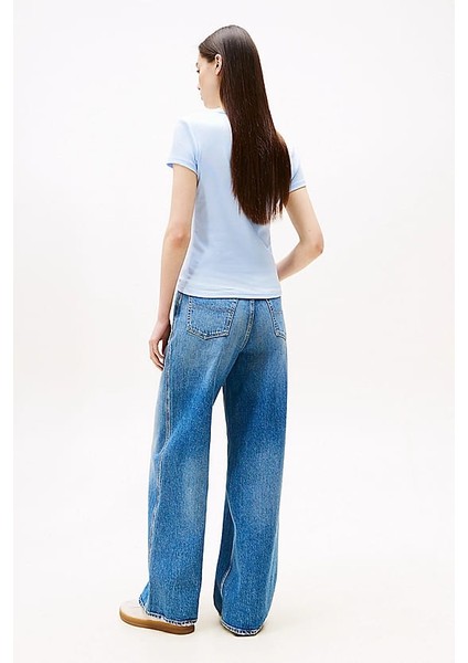 Kadın Tjw Slim T-Shirt - Açık Mavi modelleri
