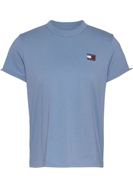 Kadın Tjw Badge T-Shirt - Mavi