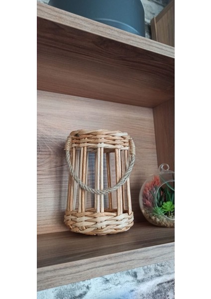 Bohem Bambu Mumluk, Bambu Fener, Bohem Bambu Şamdan Ev Dekorasyonu Mumluk