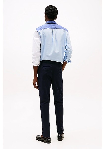 Erkek Th Denton Düz Paça Chino Pantolon - Lacivert modelleri