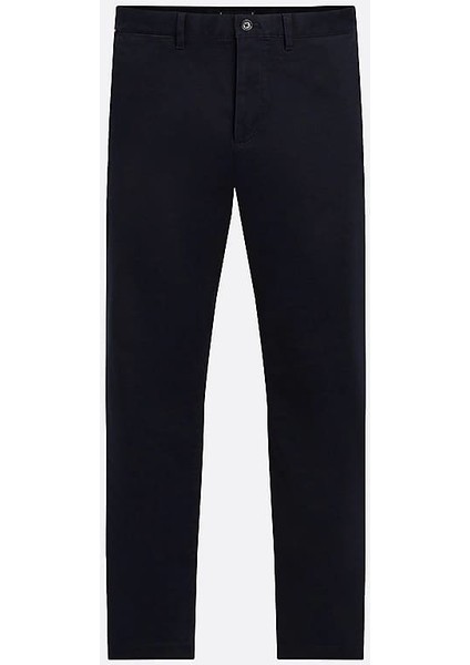 Erkek Th Denton Düz Paça Chino Pantolon - Lacivert indirimleri