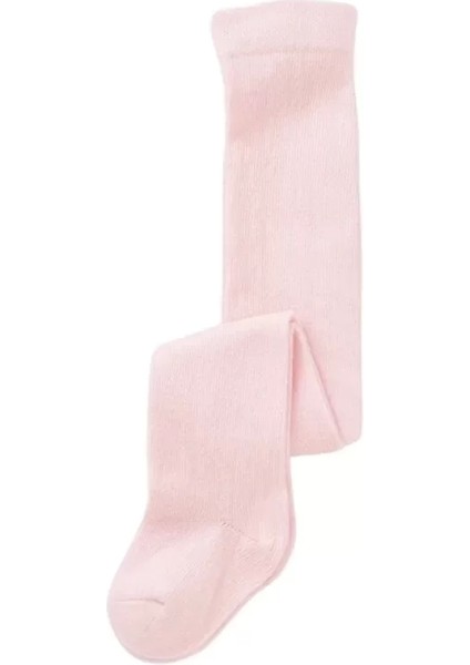 Klasik Düz Pembe Külotlu Çorap Pembe