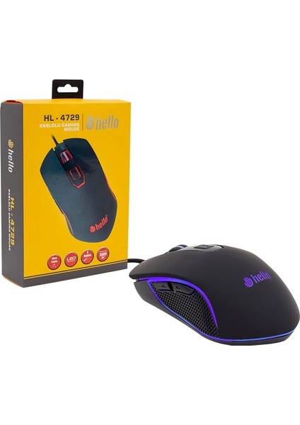 Hello HL-4729 Kablolu Oyuncu Gamıng Mouse