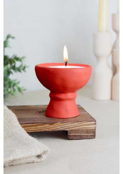 Parla Mercan Renk Mumluk Inci Tozu Mumlu